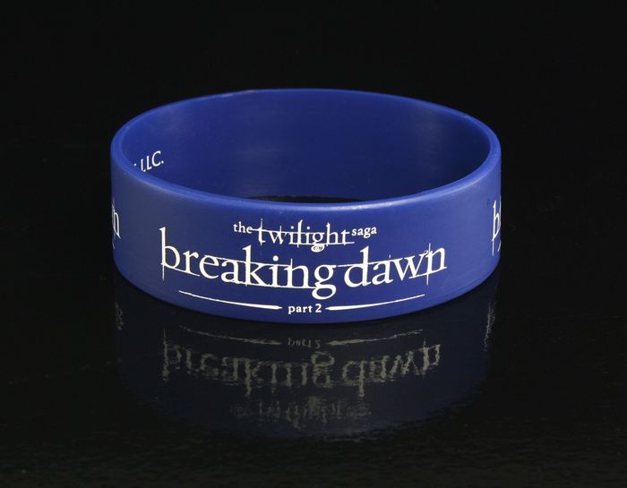 23486 BD2 Blue Rubber Bracelet