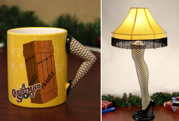 leg lamp legmug
