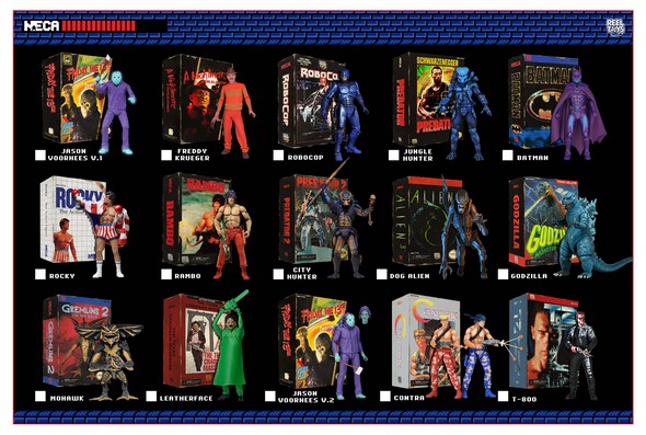 590w NECA 8Bit Checklist