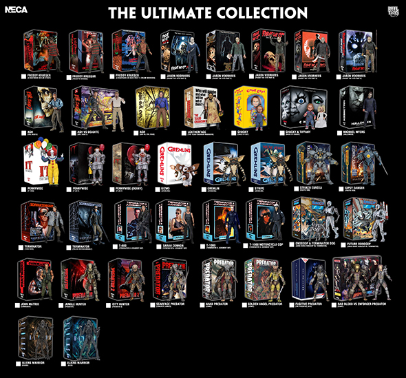 2018 NECA Ultimates Checklist