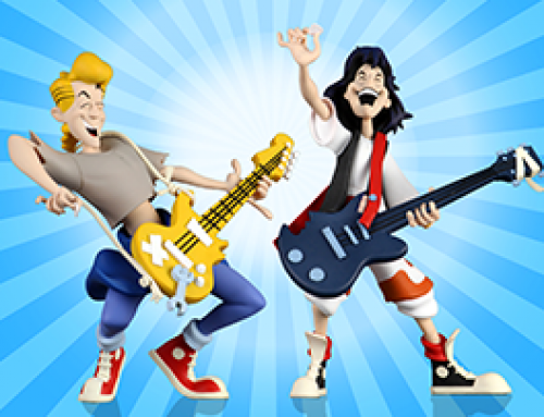 DISCONTINUED Bill and Ted’s Excellent Adventure – 6” Scale Action Figure – Toony Classics Bill and Ted 2 Pack