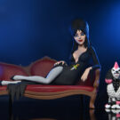NECAOnline.com | Elvira - 6” Scale Action Figure – Toony Terrors Elvira on Couch Boxed Set