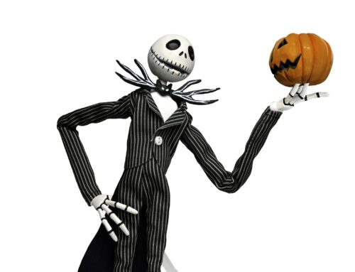 The Nightmare Before Christmas Jack Skellington with Pumpkin 9” Articulated Figure