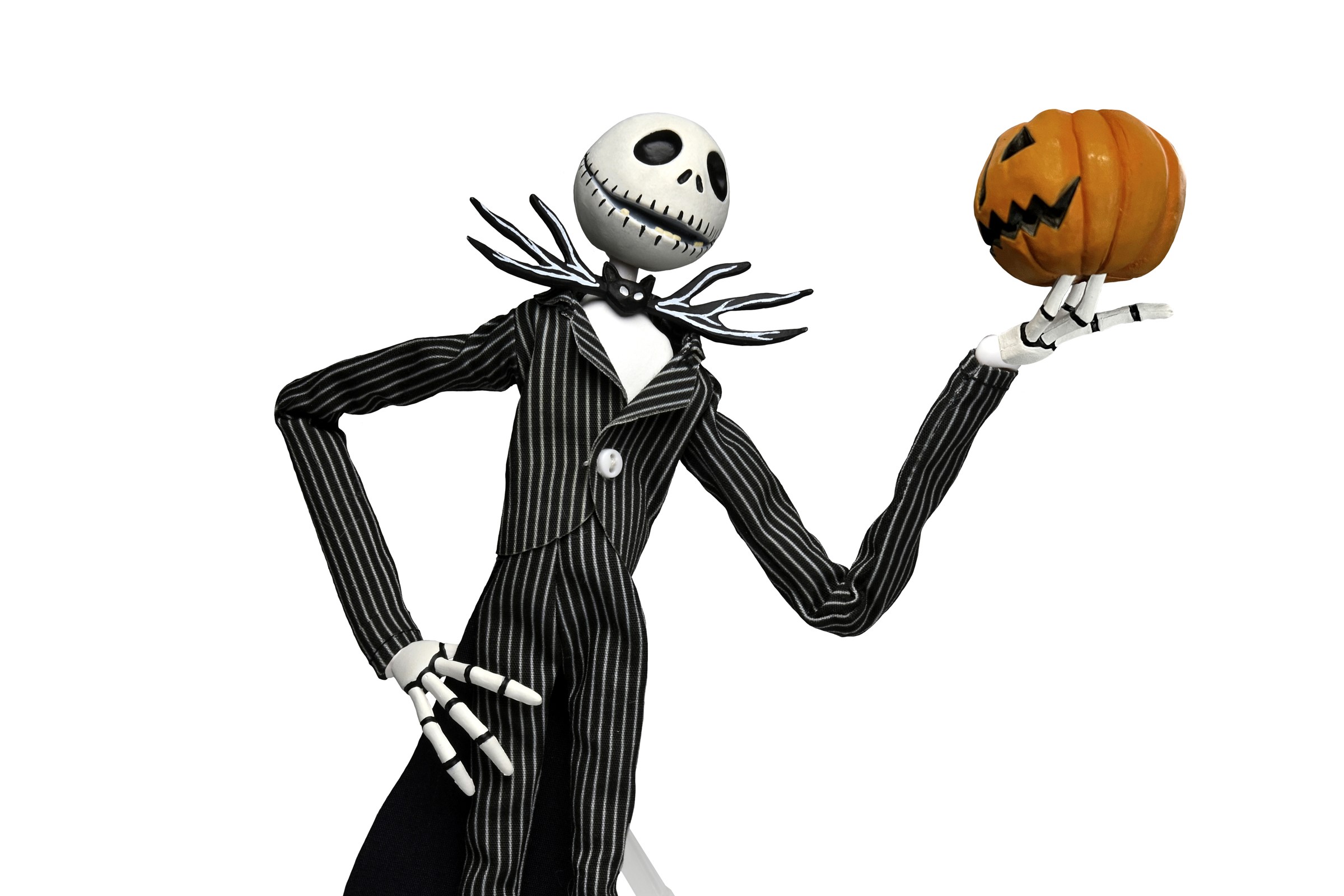 NECAOnline.com | The Nightmare Before Christmas Jack Skellington with Pumpkin 9” Articulated Figure