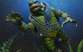 NECAOnline.com | Universal Monsters/Teenage Mutant Ninja Turtles – 7” Scale Action Figure – Ultimate Leonardo as the Creature