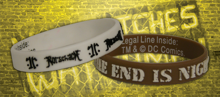 11118 Rubber Bracelet Rorschach End