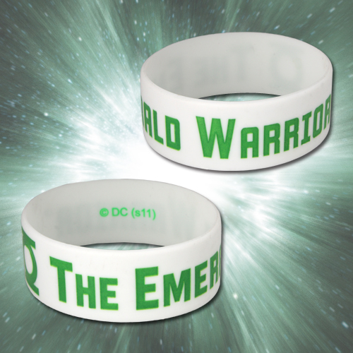 61292 EmraldWarriorRubberBracelet GL